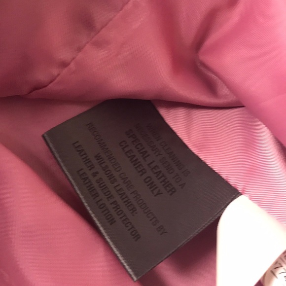 Beautiful. Rare. Pink genuine leather jacket. - Picture 4 of 4